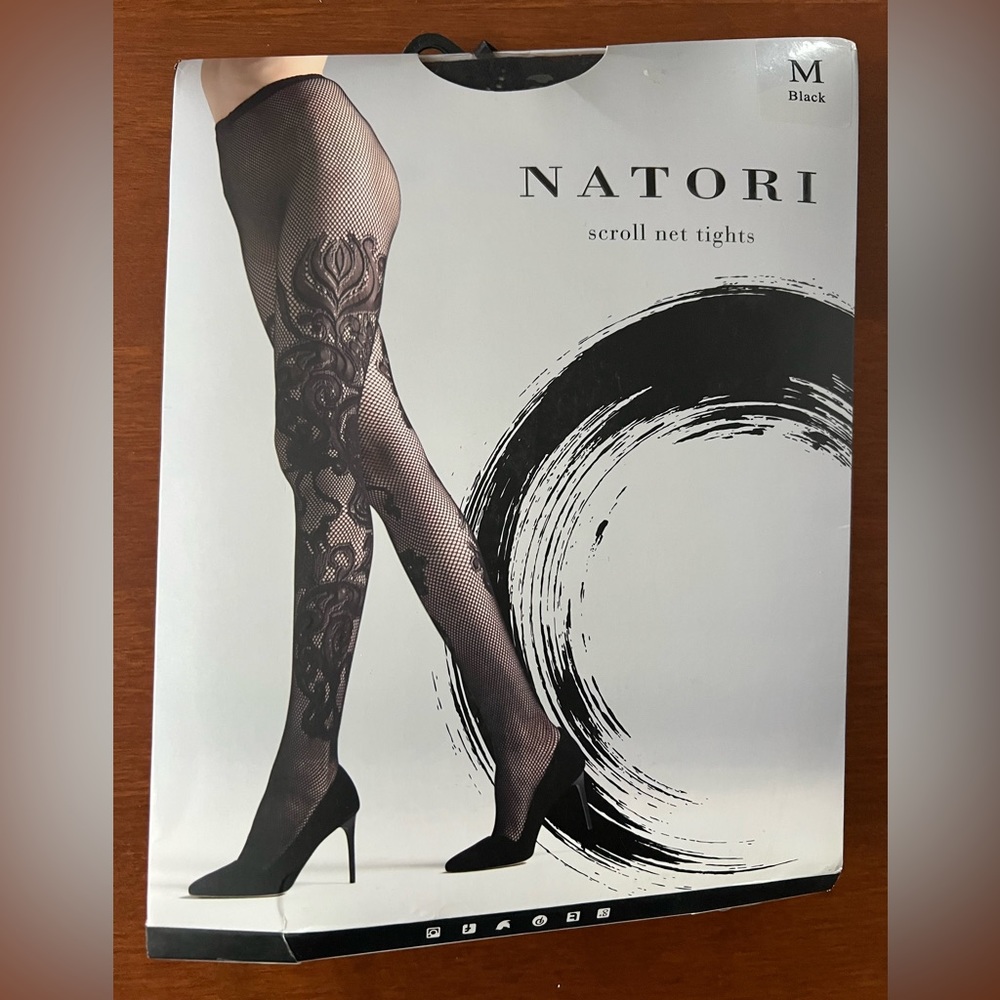 NATORI SCROLL NET TIGHTS
